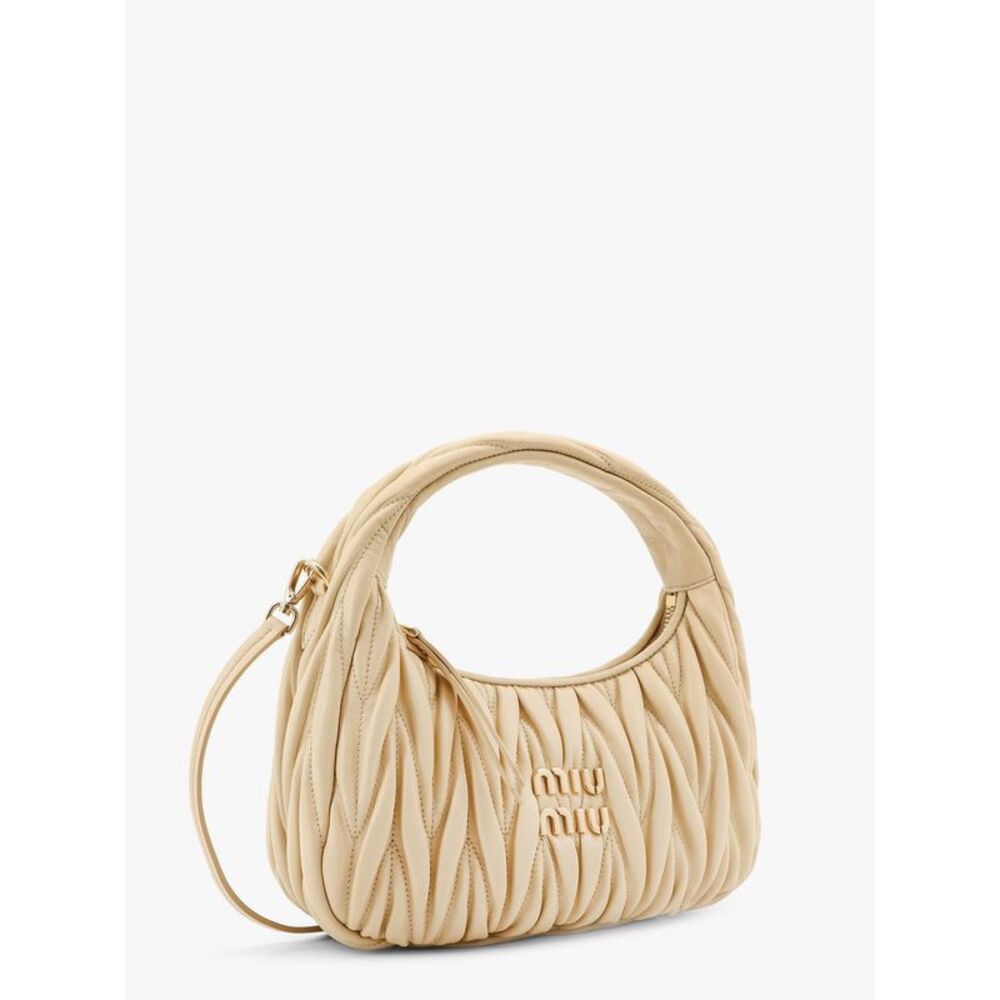 Miu Miu Women Wander Matelassã© Leather Handbag - Picture 4 of 5